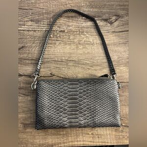 Devi Kroell for Target Small Gray Snake Print Women's Handbag